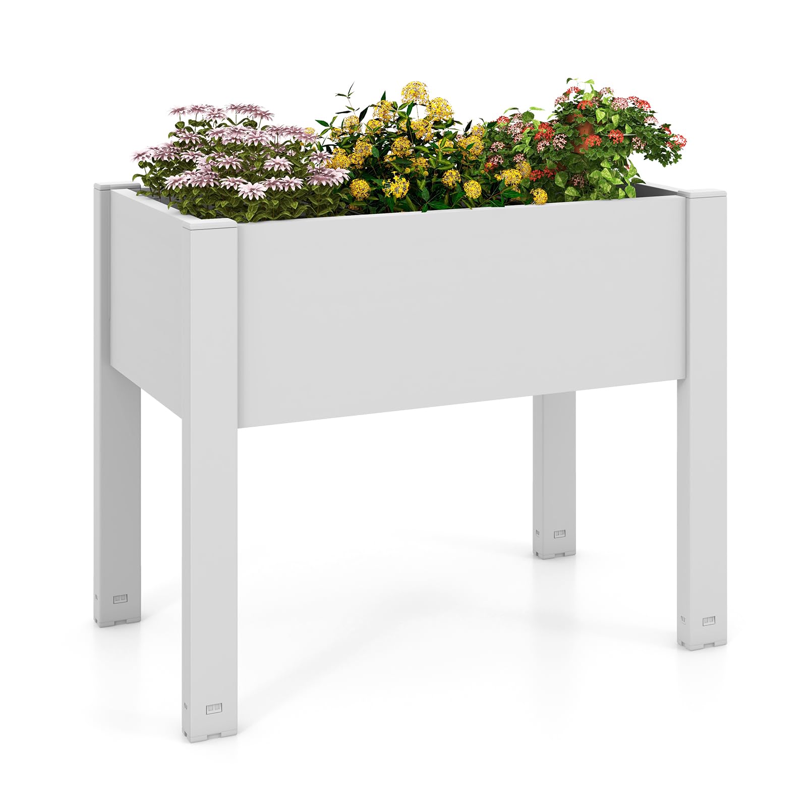 Giantex Raised Garden Bed with Legs, Self-Watering Planter Box with Water Level Indicator 