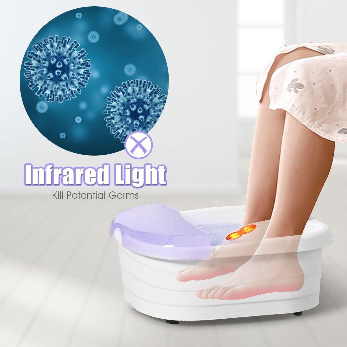Giantex Foot Spa Bath Massager, Heated Foot Baths Machine 