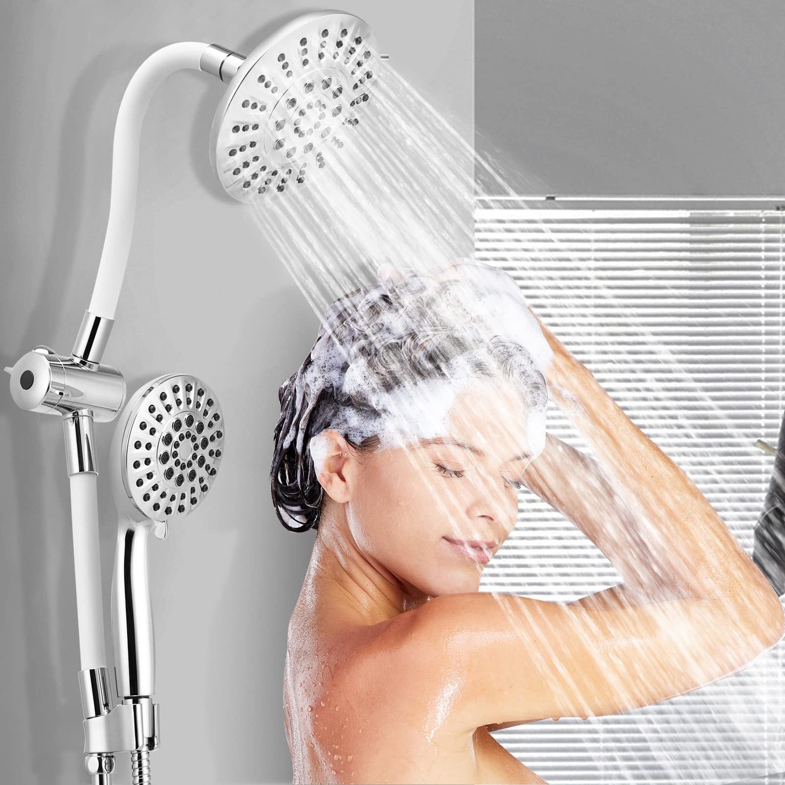 Shower Head with Handheld Combo