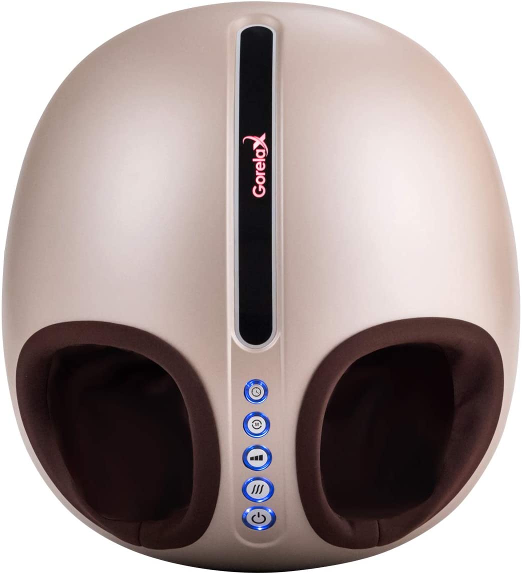 Giantex Shiatsu Foot Massager Machine with Deep-Kneading Air Compression & Heat