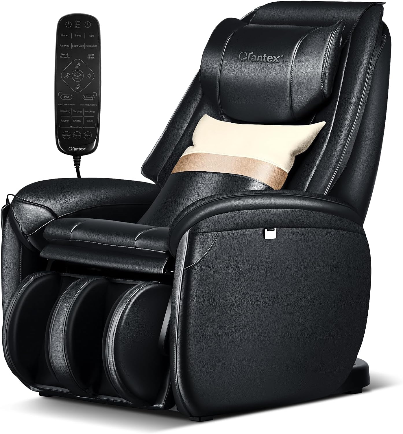 Giantex Full Body Massage Chair - Zero Gravity SL Track Electric Recliner with Reversible Footrest 
