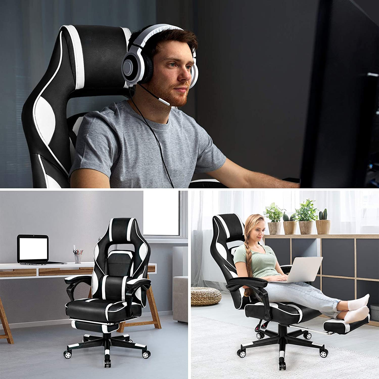 Ergonomic Gaming Chair, Executive Computer Office Chair 