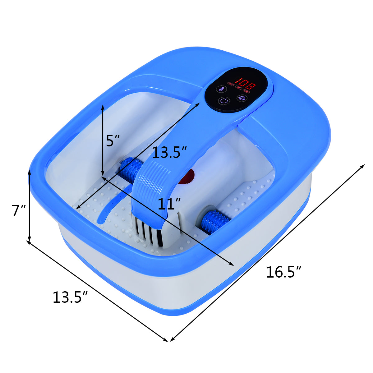 Giantex Foot Spa Bath Massager with Automatic Massage Rollers 