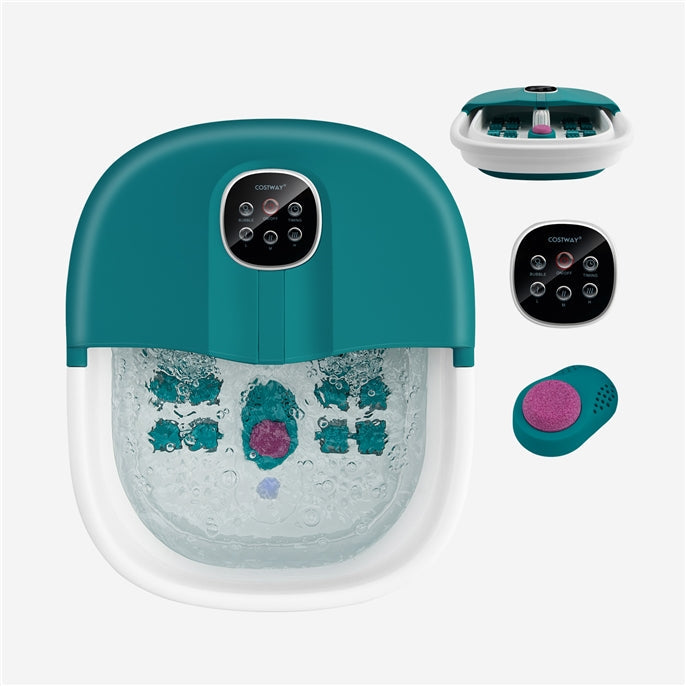 Collapsible Foot Spa Tub w/Remote Control | Pedicure Foot Spa 