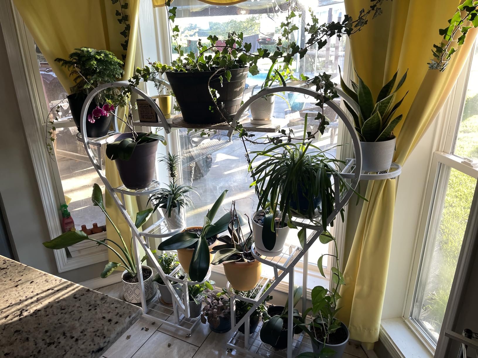 Giantex 5 Tier Metal Plant Stand Indoor 