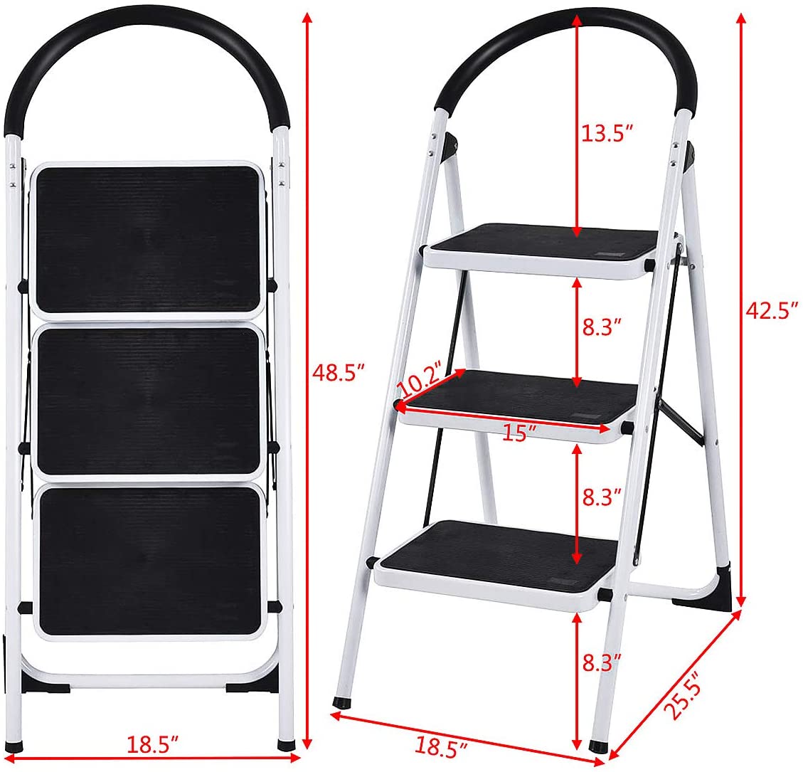 Giantex 2 Step Ladder Folding Step Stool Platform Home Kitchen Tool Multiuse Stepladder 