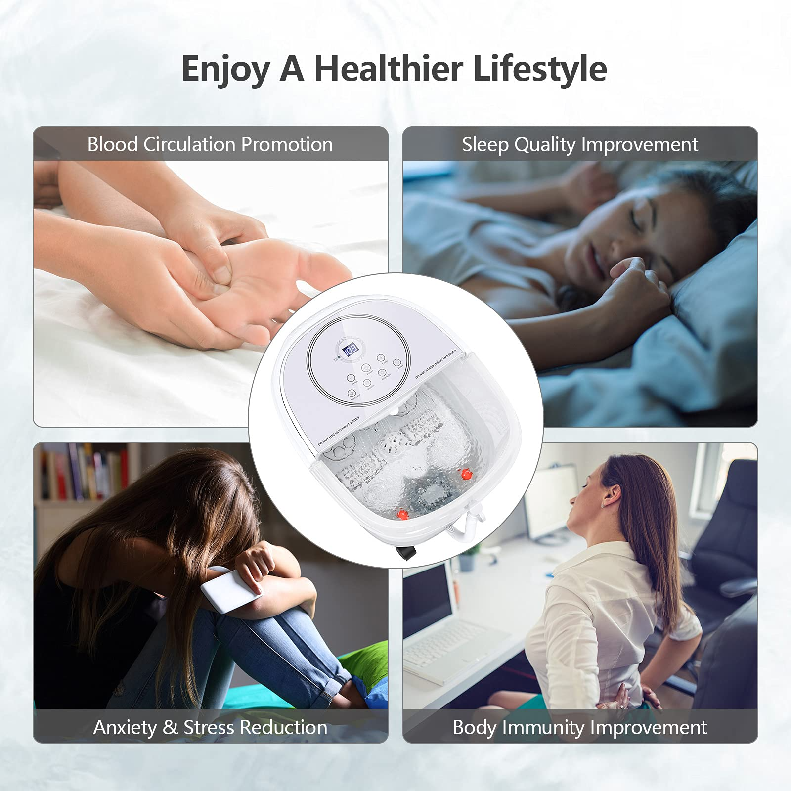Giantex Foot Spa Bath Massager with Smart Panel 