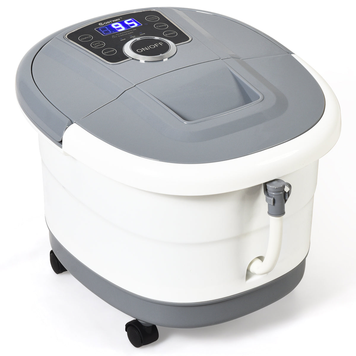 Giantex Foot Spa Bath Massager with Heat with 16 Pedicure Shiatsu Roller Massage Points 