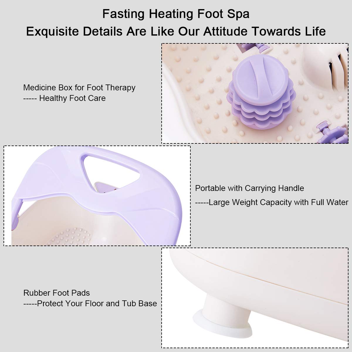 Giantex Foot Spa Bath Massager with Heat 