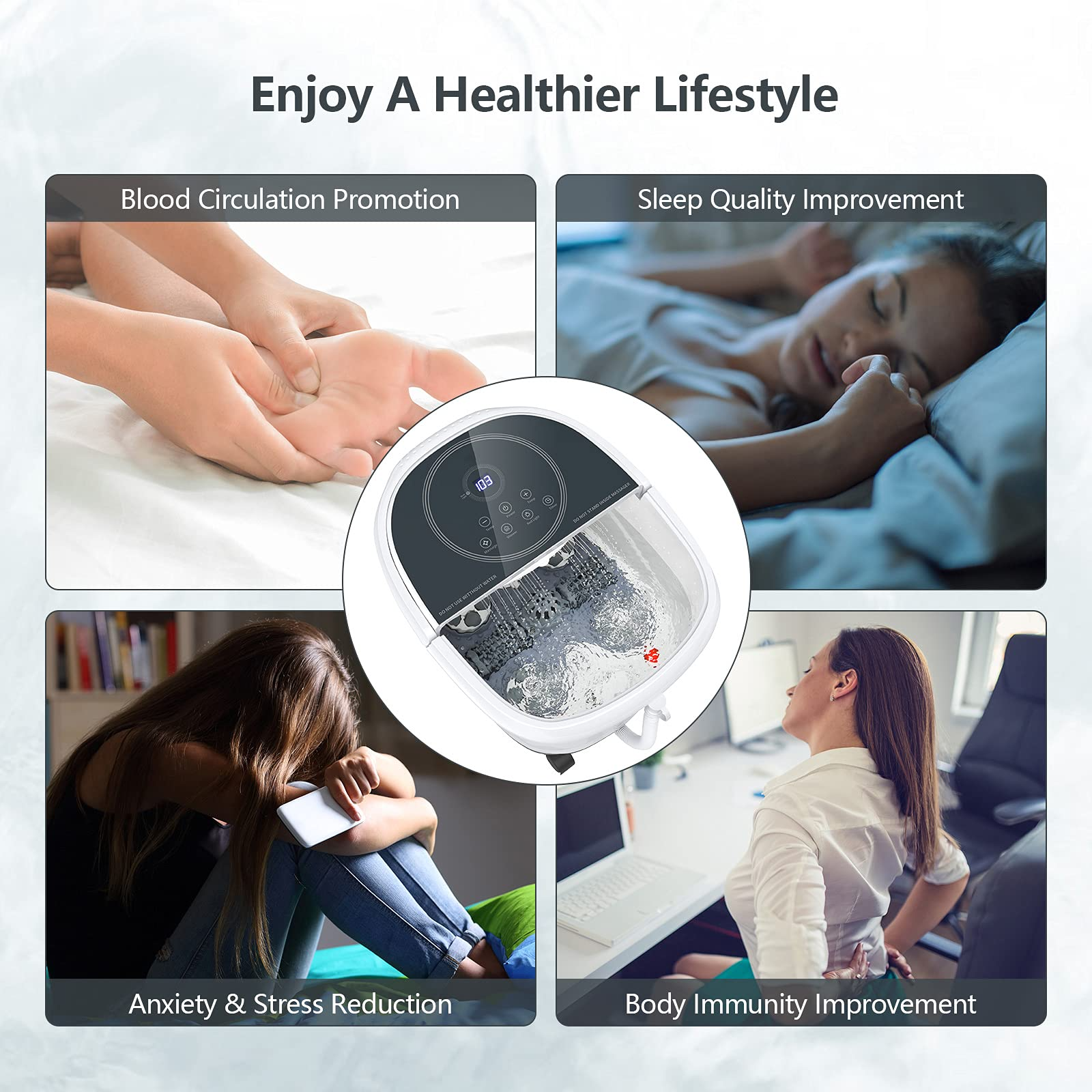 Giantex Foot Spa Bath Massager with Smart Panel 