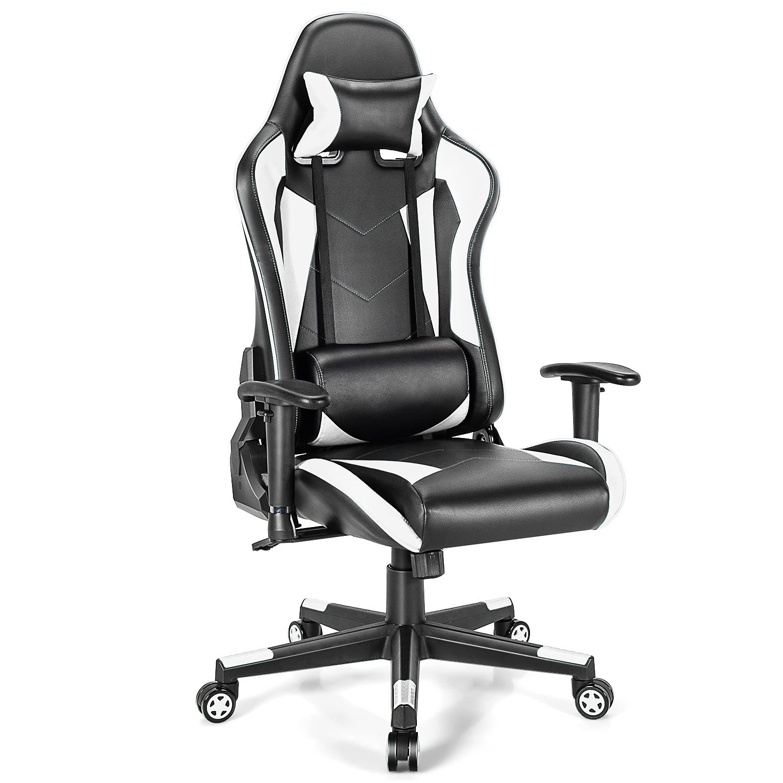 Giantex Home Office Chair PU Leather Desk Chair 