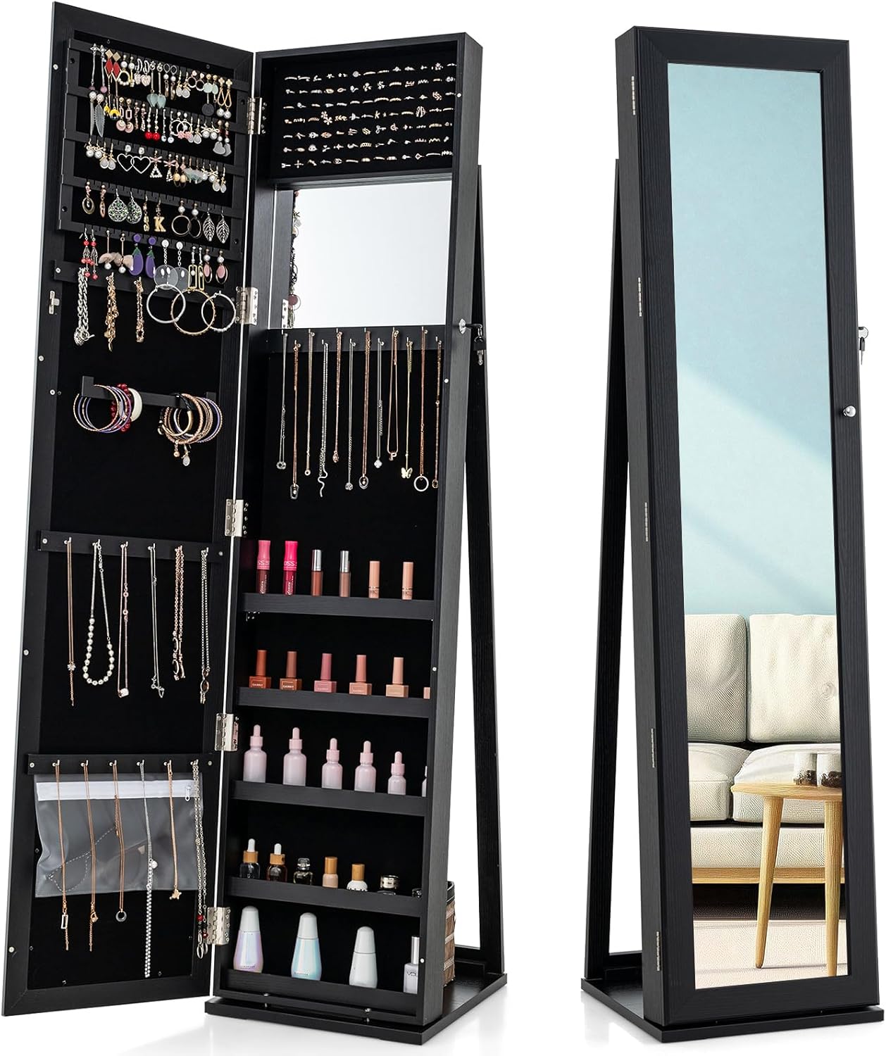 CHARMAID | Standing Jewelry Armoire 