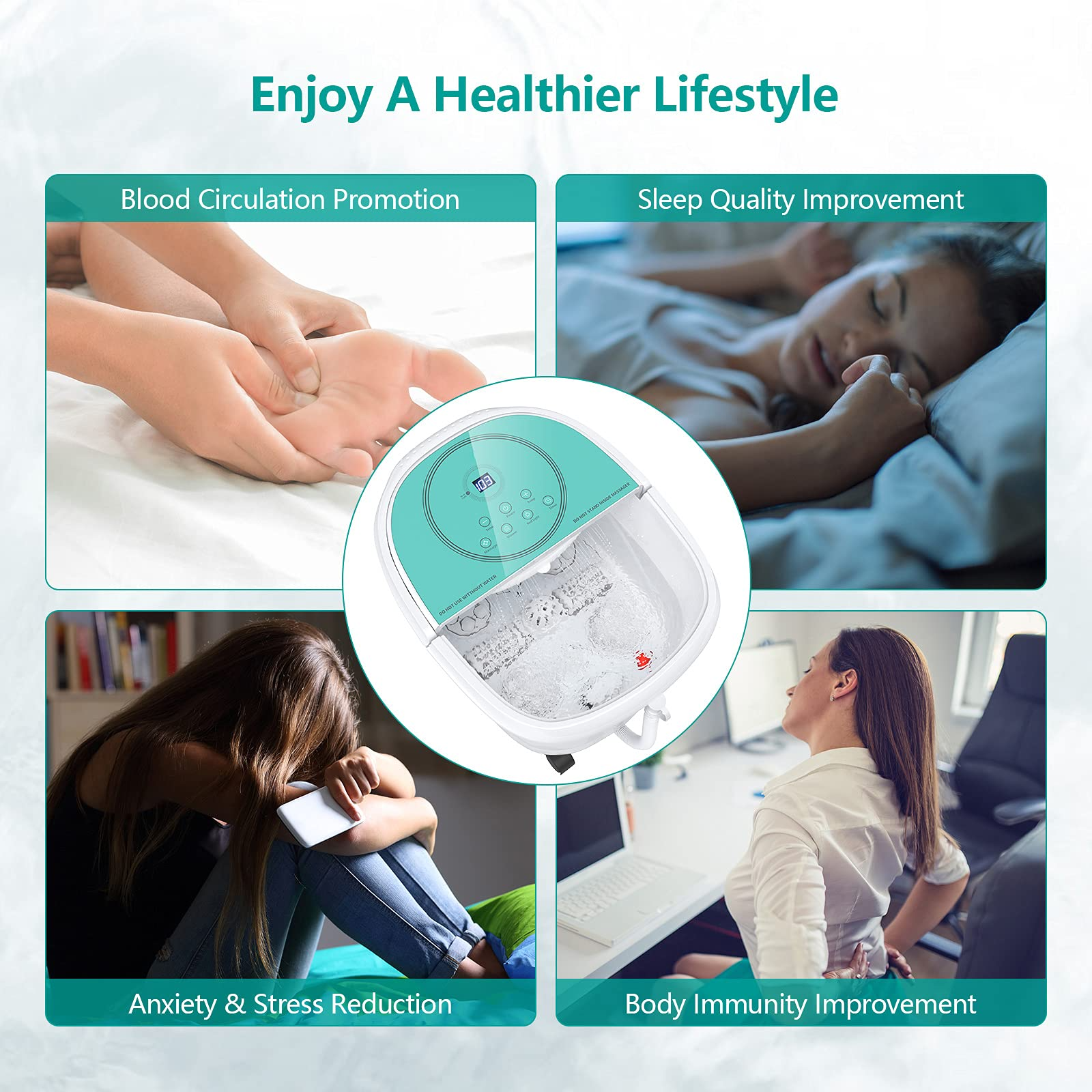 Giantex Foot Spa Bath Massager with Smart Panel 