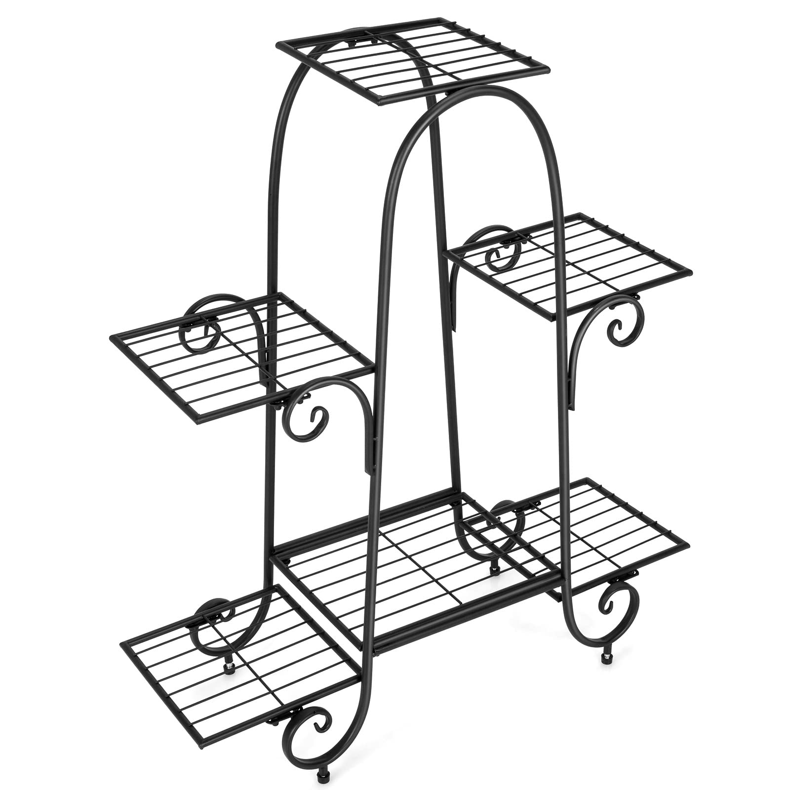 6 Tiers Metal Plant Stand Flower Pots Holder 