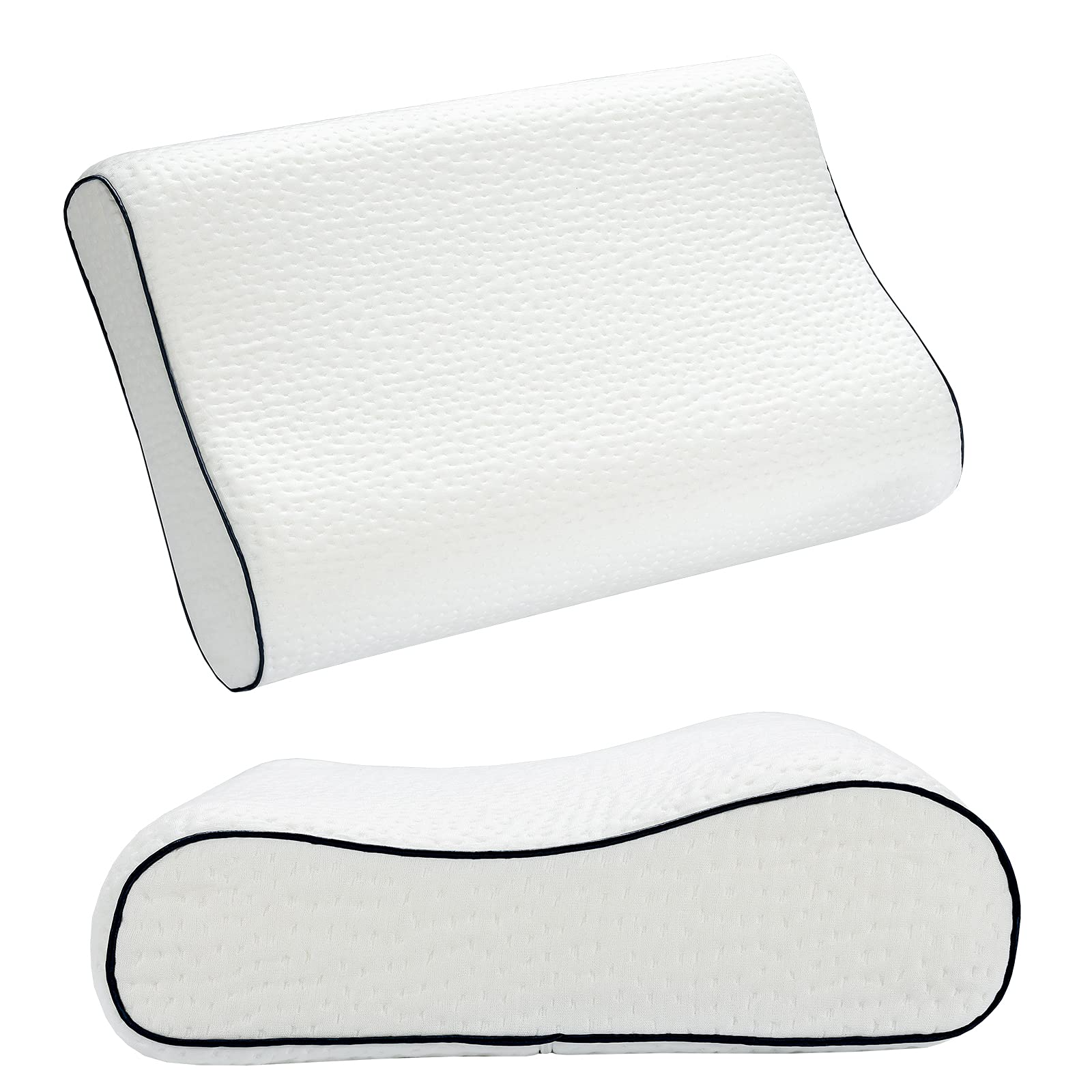 Giantex Memory Foam Pillow, Ergonomic Cervical Support Sleeping Pillow for Neck & Shoulder Relieve 