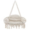 Giantex Hammock Chair, Macrame Hanging Chair with Removable Cushion, Max 440 lbs, Swinging Chair, Beige
