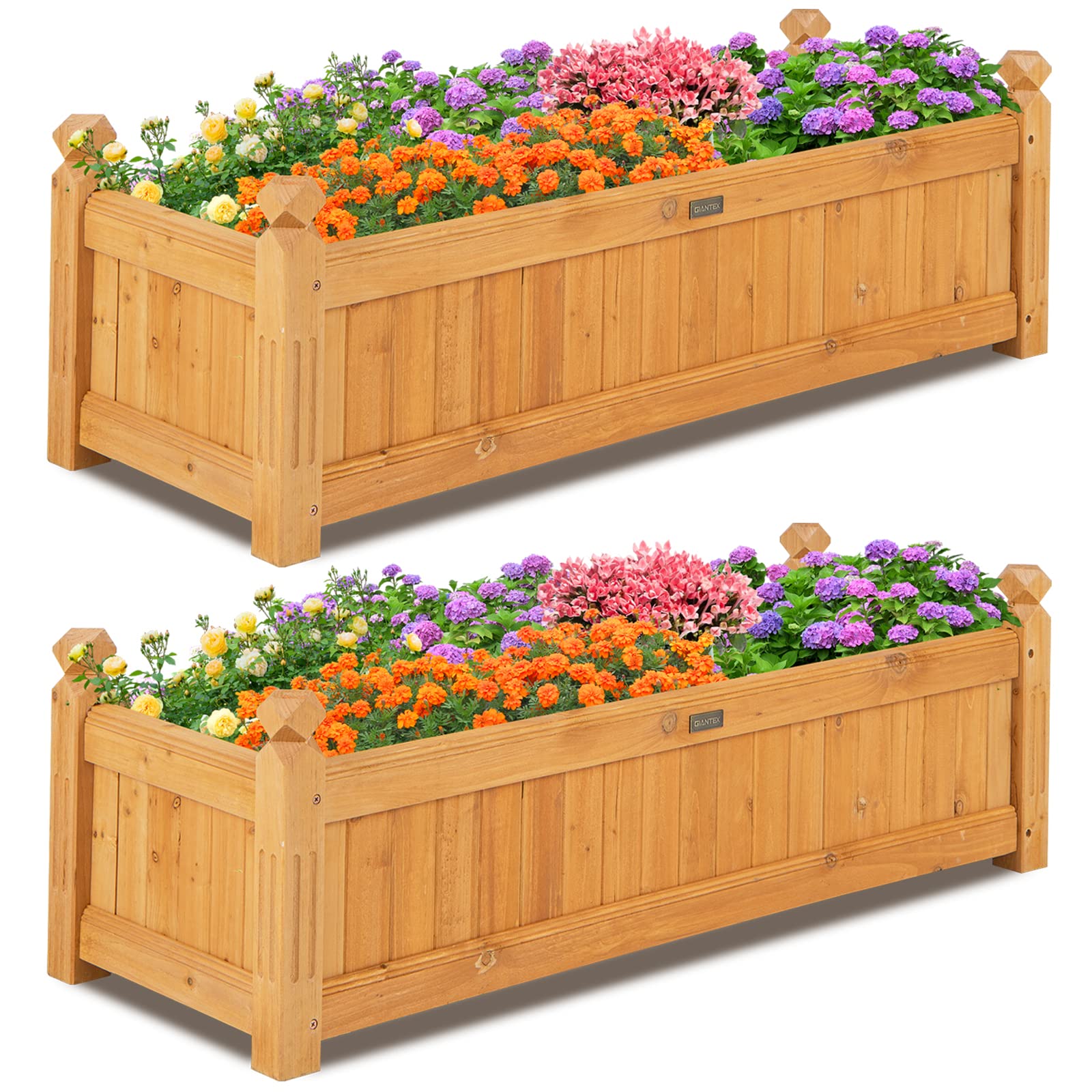 Giantex 2 Pcs Raised Garden Bed 