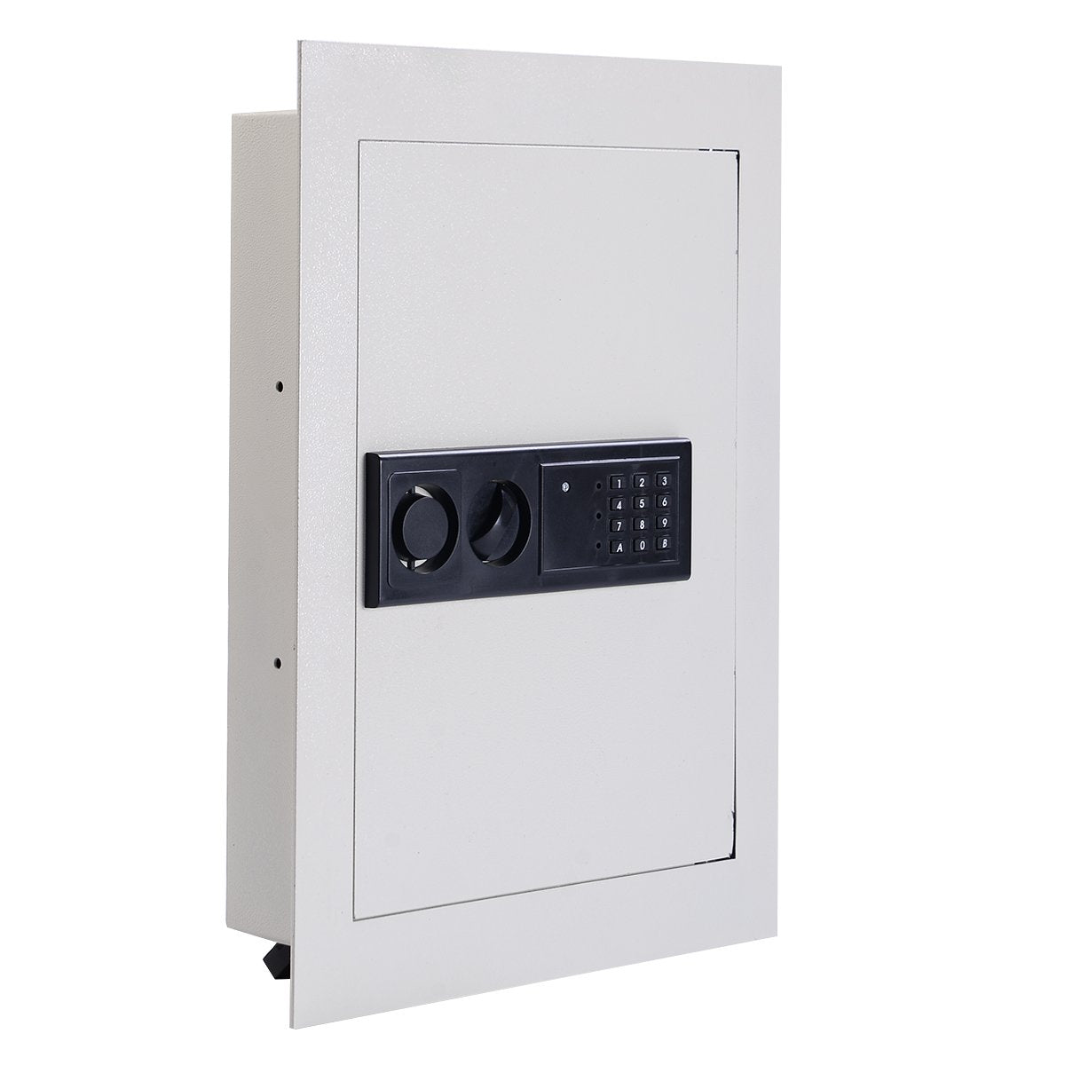 Giantex Electronic Wall Hidden Safe Security Box,.83 CF Built-In Wall Electronic Flat Security Safety Cabinet 