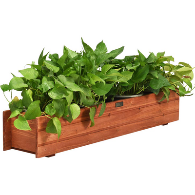 Raised Garden Bed Flower or Vegetable Planter (36" L X 7" W X 6" H) 