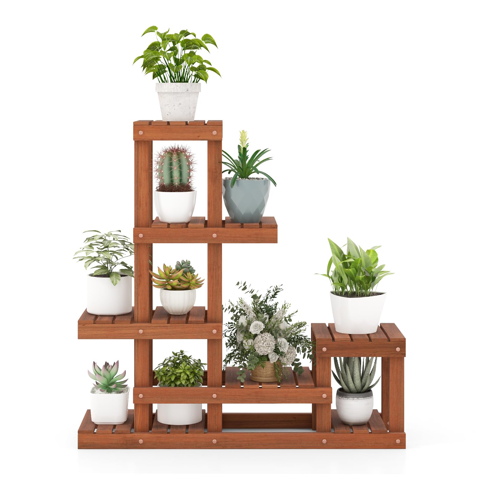 Giantex 6 Tier Wood Plant Stand 