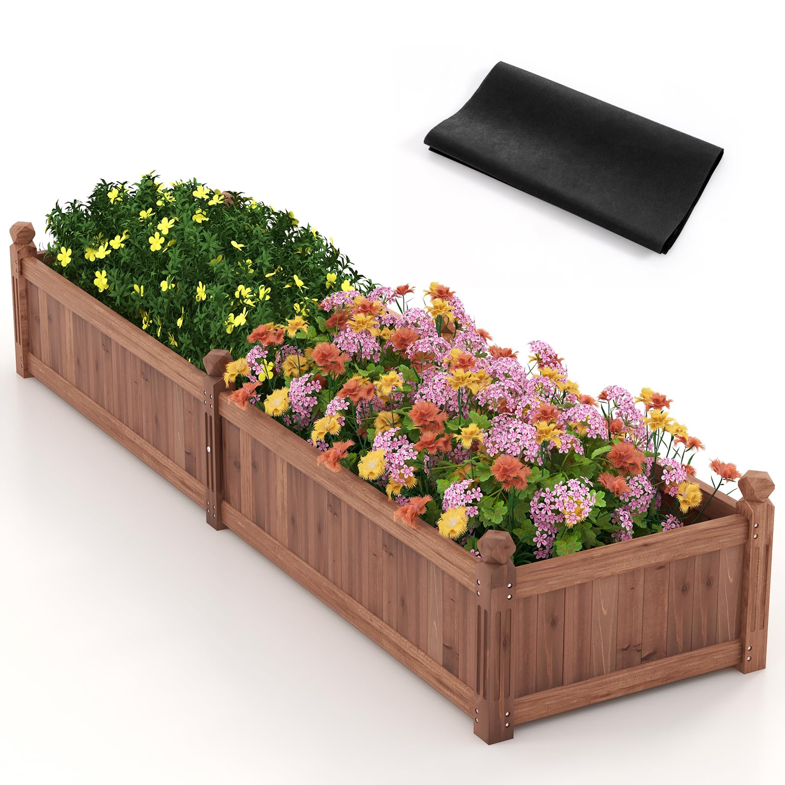 Giantex Wood Raised Garden Bed 