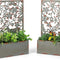 Giantex Raised Garden Bed with Trellises, Freestanding Retro Planter Boxes Set of 2