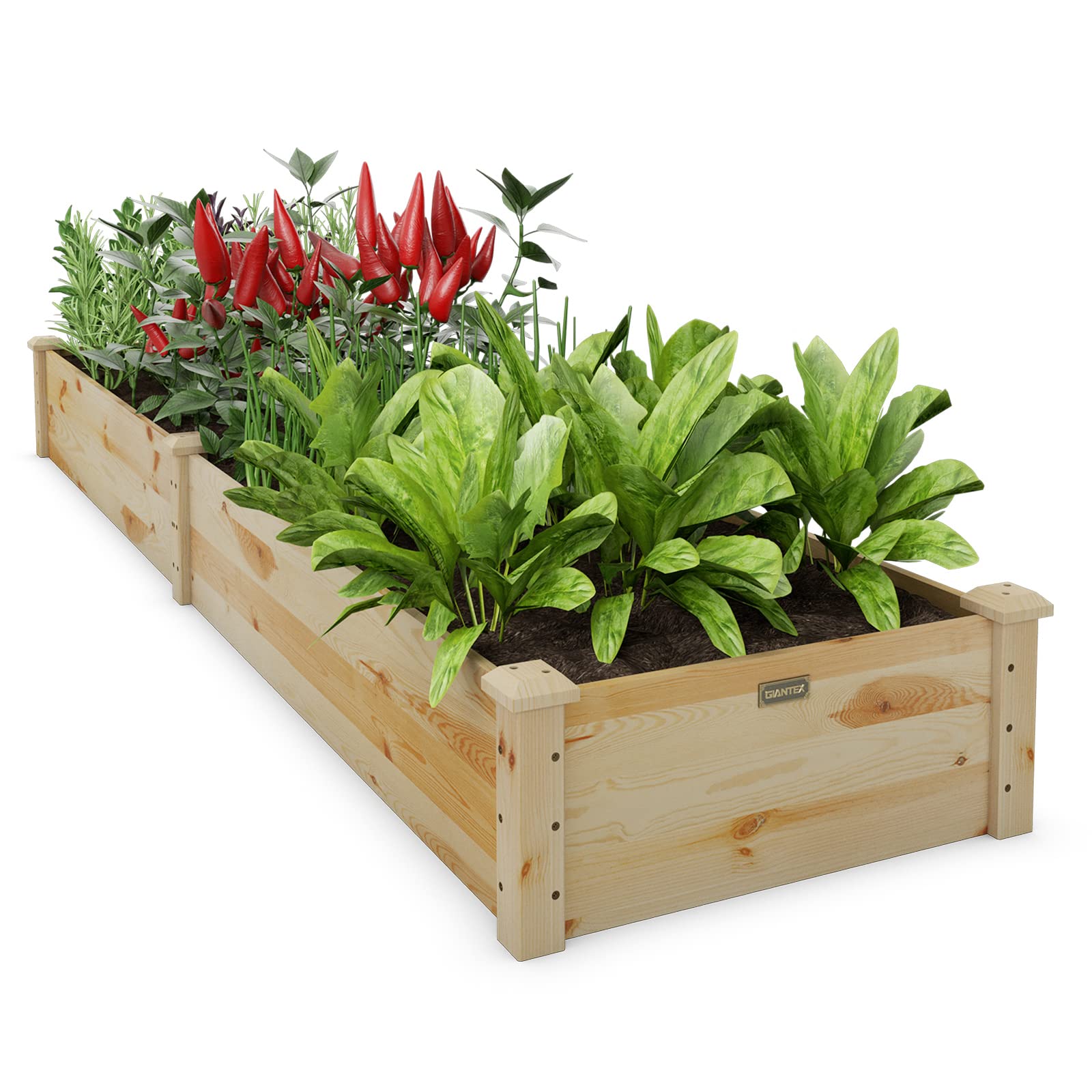 Giantex Wooden Raised Garden Bed 
