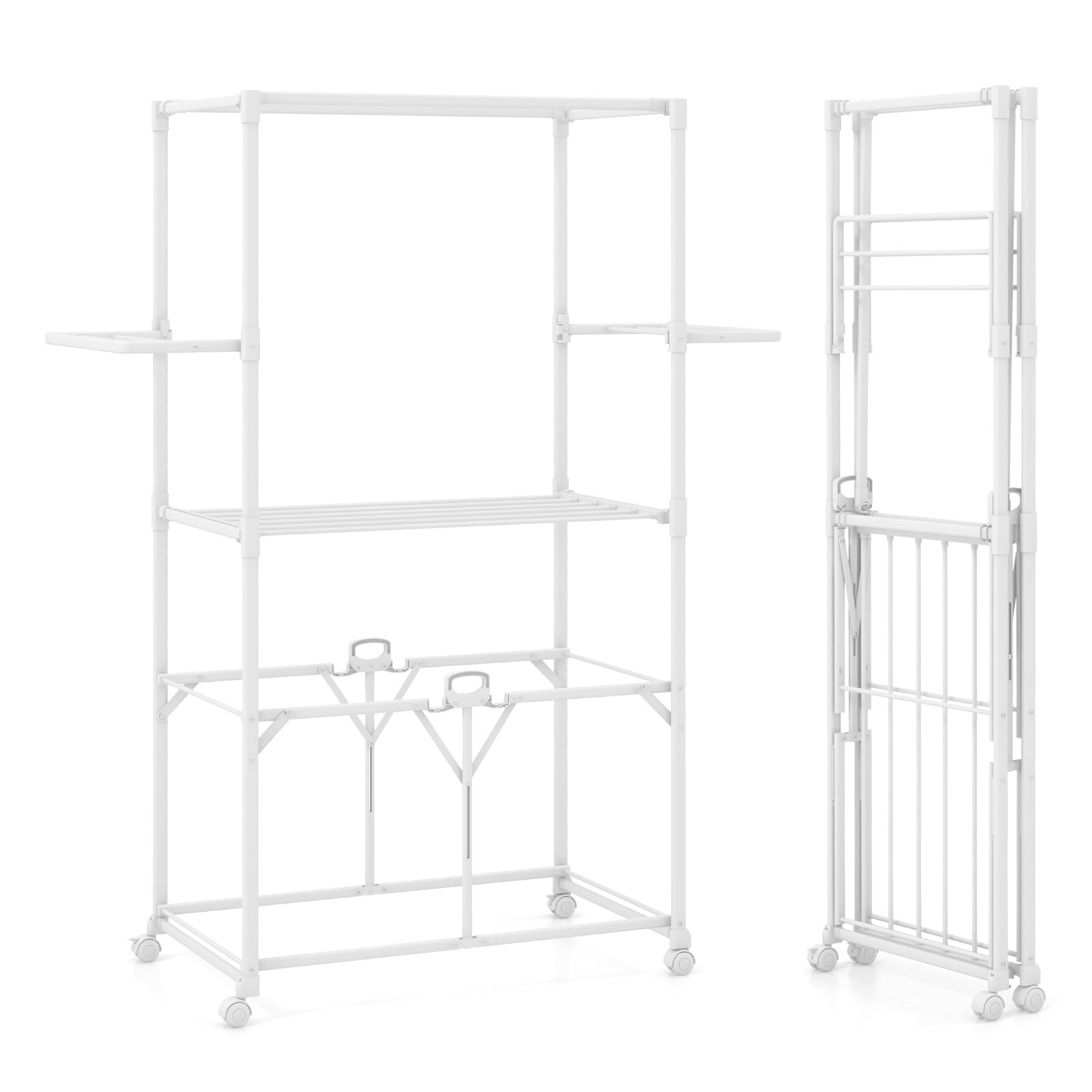 Giantex Clothes Drying Rack with Wheels 