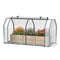 Giantex Mini Portable Greenhouse - for Raised Garden Bed, 47.5”x 21.5”x 24” Green House with PE Cover Zipper Door