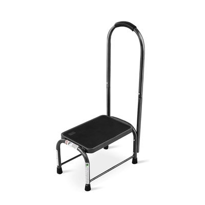 Step Stool with Handle, Medical Step Stool w/ Handle and Non Skid Rubber Platform 
