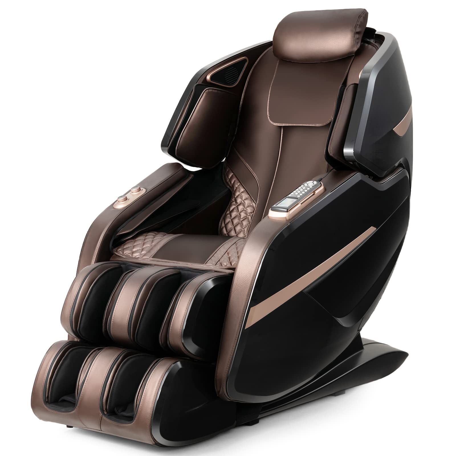 Giantex Massage Chair Full Body - 3D Massage Recliner with 55" Double SL Track, Zero Gravity Mode 