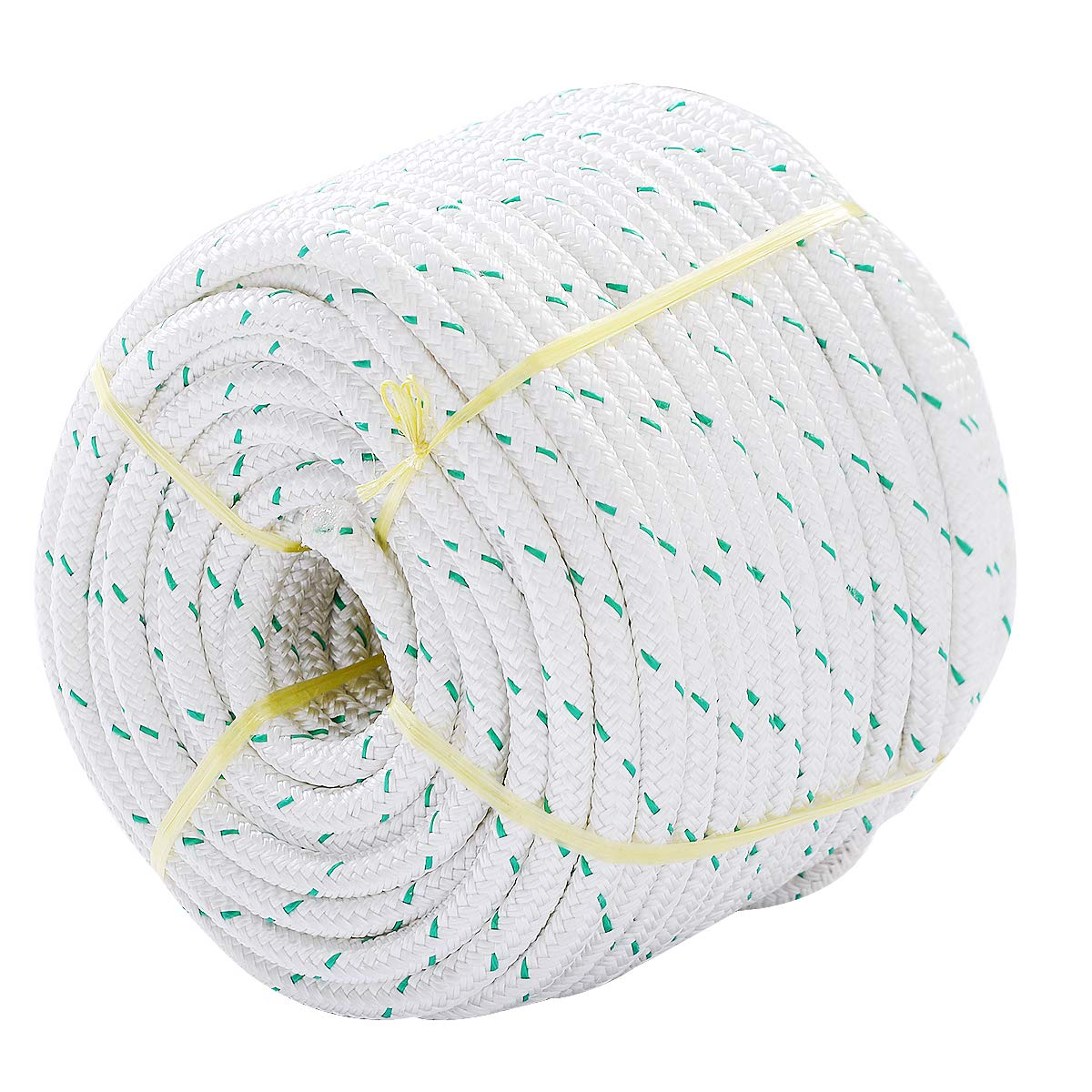 Giantex 3/7" Durable Braid Polyester Rope, White 