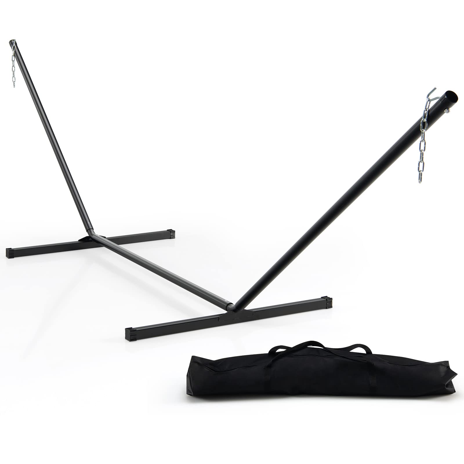 Giantex Hammock Stand 2-Person Heavy-Duty Hammock Frame with Storage Bag 