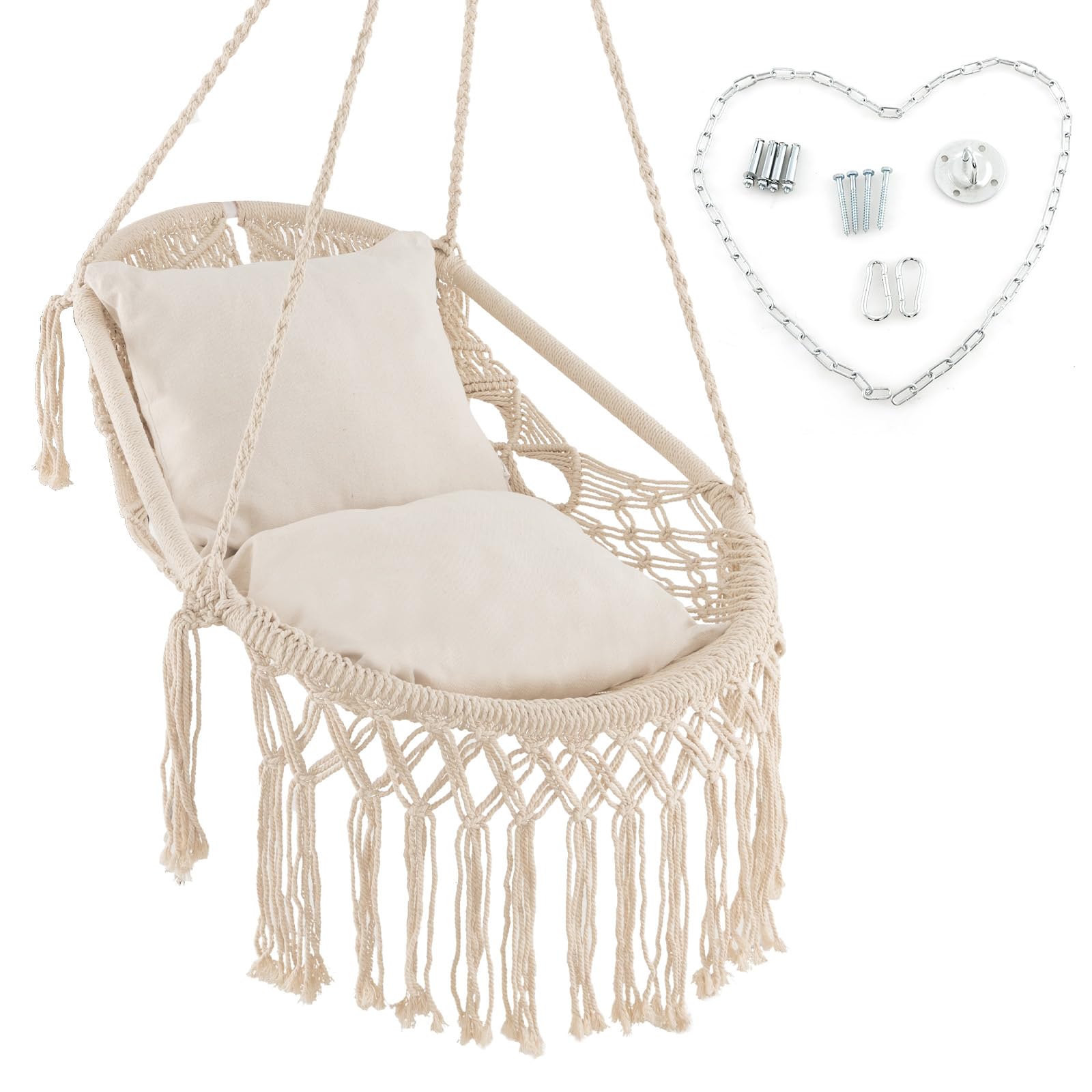 Giantex Macrame Swing Chair 