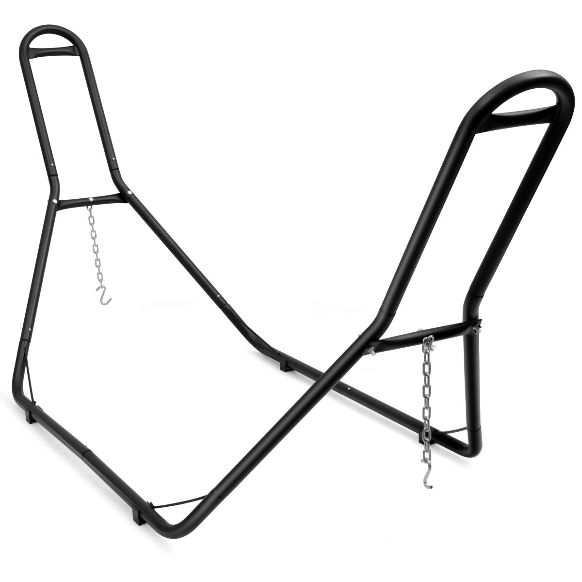 Giantex Multi-Use Universal Hammock Stand, 550LBS Capacity Adjustable Heavy Duty Hammock (Black) 