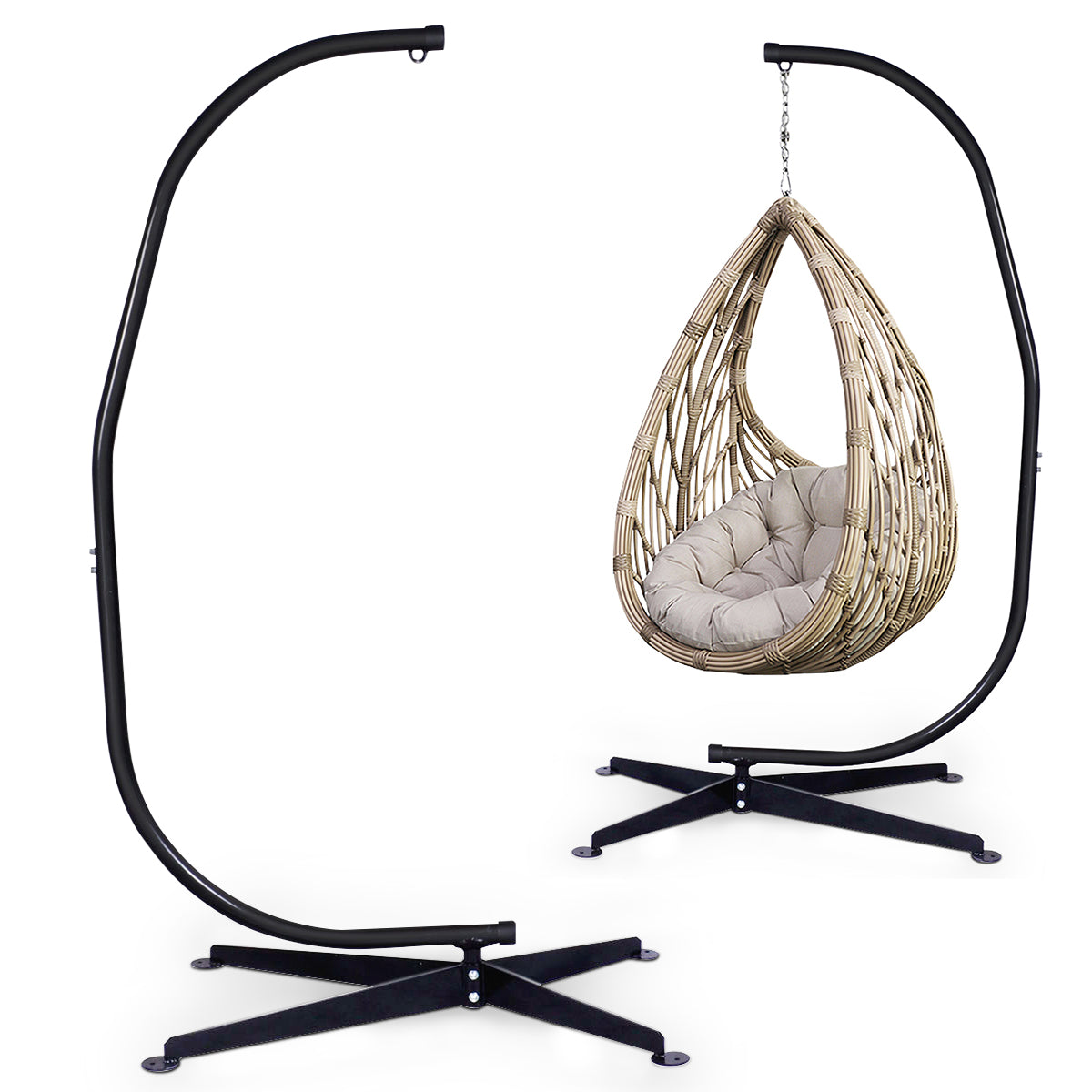Giantex Hammock Chair Stand, Hanging Chair Stand, C Stand for Hanging Chair 