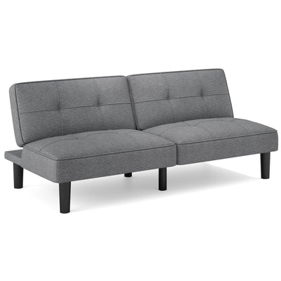 Giantex Convertible Futon Sofa Bed, Upholstered Folding Recliner 