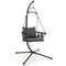 Giantex Hanging Swing Chair W/Stand, Cozy Seat & Back Cushions