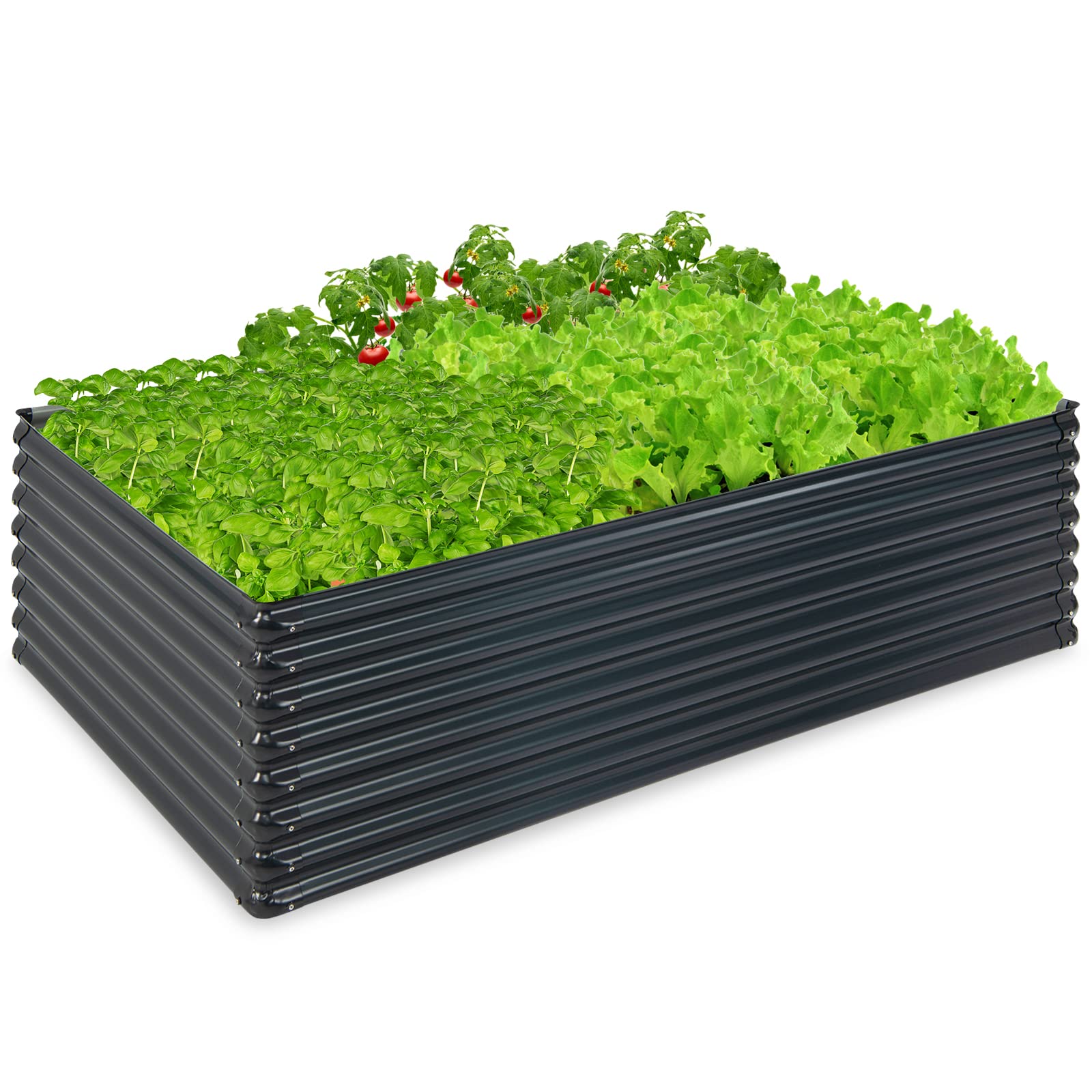 Giantex Galvanized Raised Garden Bed 