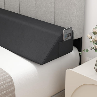 Giantex Bed Wedge Pillow for Headboard Gap Filler 