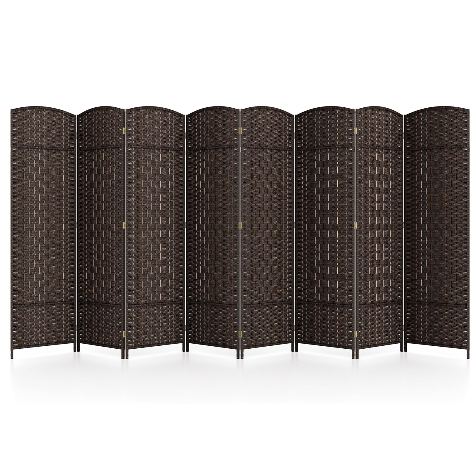 Giantex Room Divider 8 Panel - 6 FT Folding Privacy Screen 