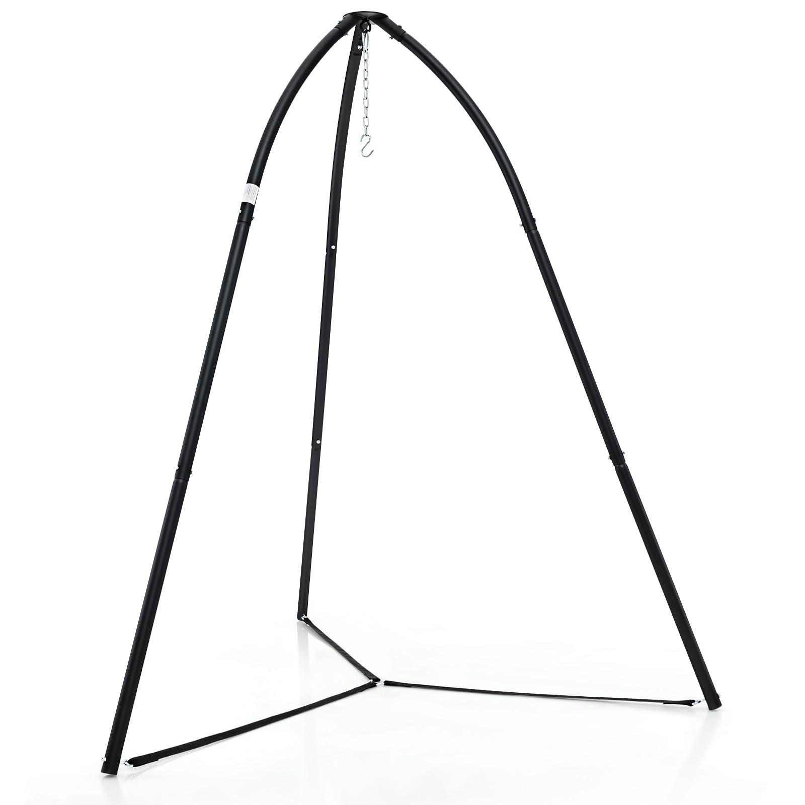 Giantex Metal Hammock Stand for Outside - Tripod Hanging Chair Stand Only, 78” x 86” Indoor Outdoor Swing Stand for Patio 