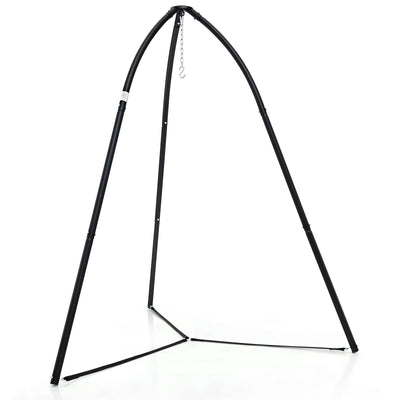 Giantex Metal Hammock Stand for Outside - Tripod Hanging Chair Stand Only, 78” x 86” Indoor Outdoor Swing Stand for Patio 