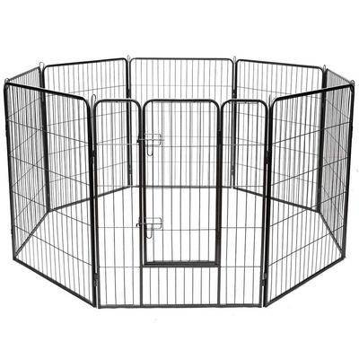Giantex 8 Panel Pet Playpen with Door, Foldable Dog Exercise Pen (40") 