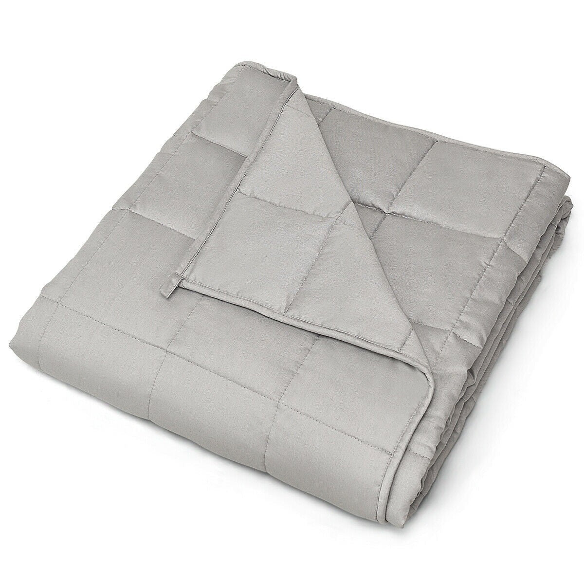 Premium Weighted Blanket Smaller Pockets | 48"x72" | Twin Size 