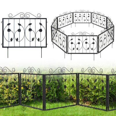 Giantex Decorative Garden Fence 8 Pack 