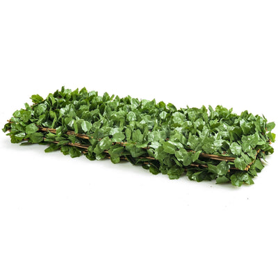 Giantex 3PCS Expandable Artificial Hedges Faux Ivy Leaves Fence 