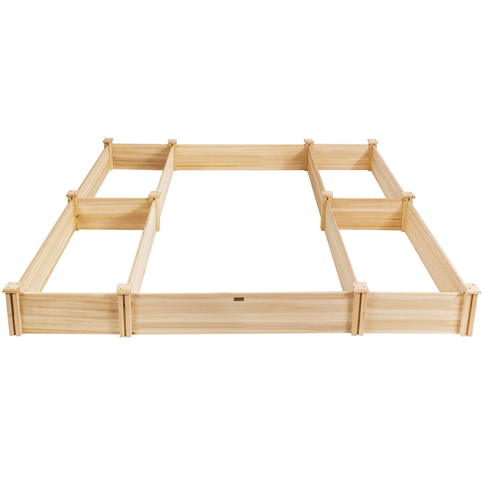 U-Shaped Raised Garden Bed (92.5" L x 95" W x 11" H)