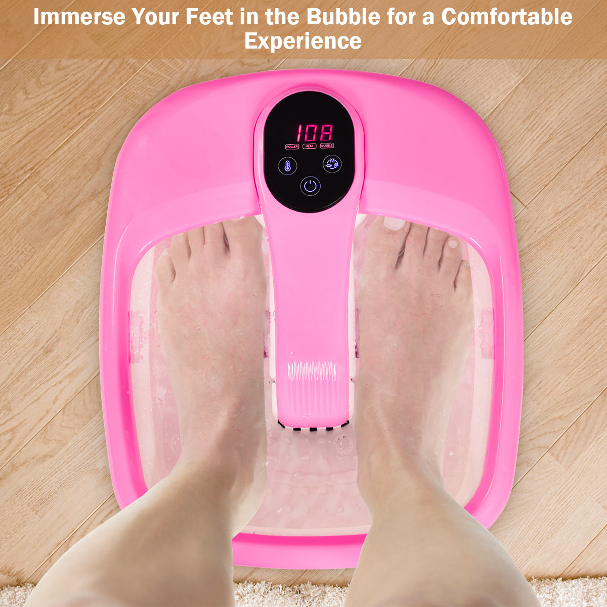 Giantex Foot Spa Bath Massager with Automatic Massage Rollers 