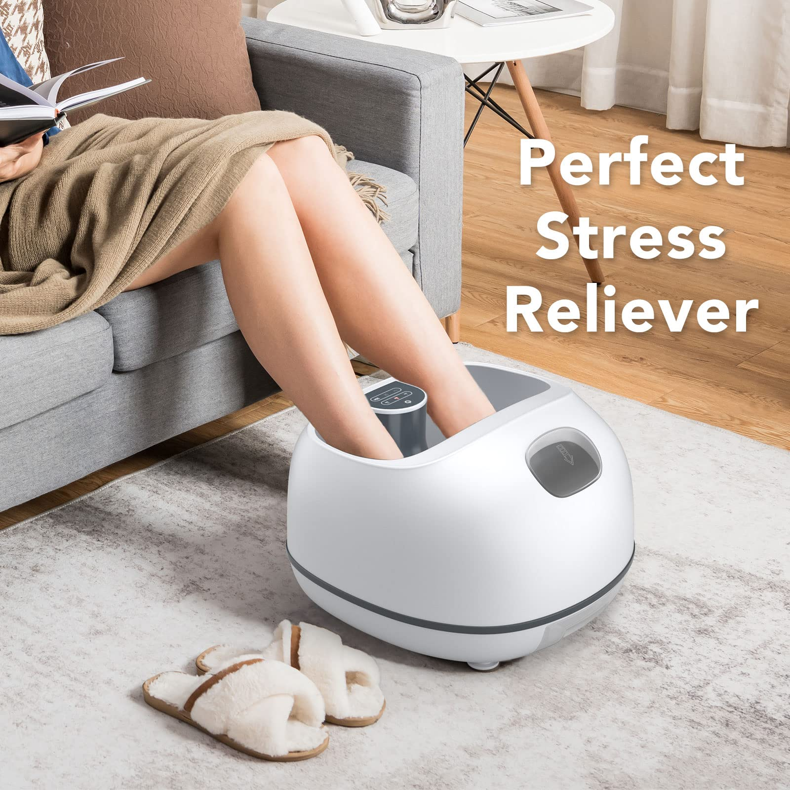 Giantex Steam Foot Spa Massager, Electric Foot Bath Sauna,3 Level Heating, Timing FunctionÂ 